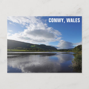 Cartão Postal River Conwy Wales Welsh Viagem Photo