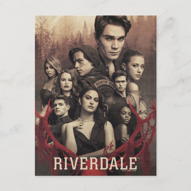 Cartão Postal Riverdale Deer Skull Poster (Frente)