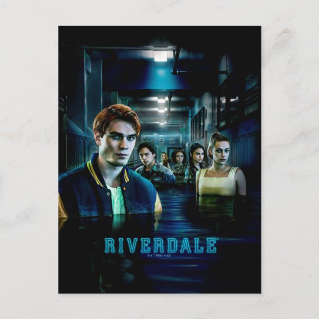 Cartão Postal Riverdale Flooded Hallway Poster (Frente)