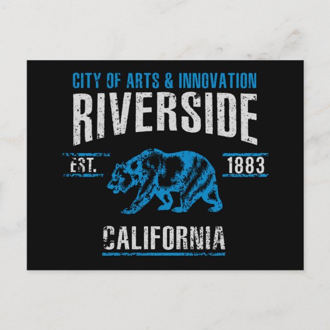 Cartão Postal Riverside (Frente)