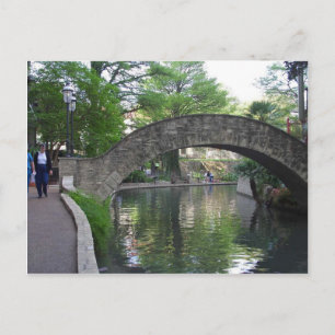 Cartão Postal Riverwalk de San Antonio Bridges