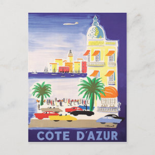 Cartão Postal riviera francesa