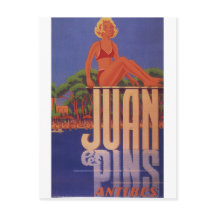 Riviera Francesa Cartão-postal Juan Les Pins Antib