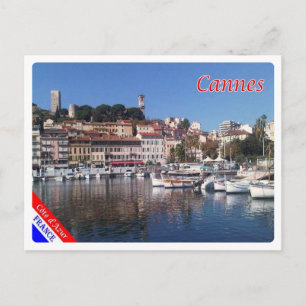 Cartão Postal Riviera francesa - Côte d'Azur - Cannes -