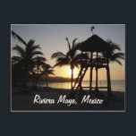 Cartão Postal Riviera Maya Cancún México Cartão-postal do Mar de<br><div class="desc">Riviera Maya Cancún México Cartão-postal do Mar de Caribe</div>