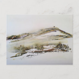 Cartão Postal Rivington pike Horwich Watercolor