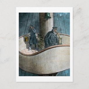 Cartão Postal RMS Titanic Iceberg À Frente! Vintage Magic Lante