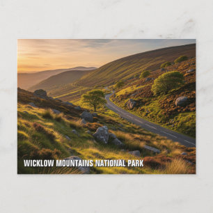 Cartão Postal Road in Wicklow Mountain National Park Irlanda