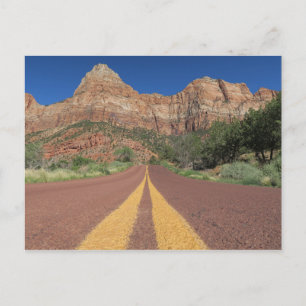 Cartão Postal Road Zion National Park EUA