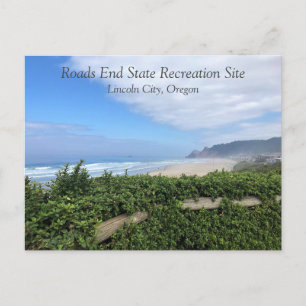 Cartão Postal Roads End, Lincoln City, Oregon