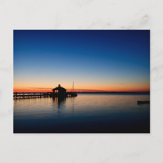 Cartão Postal Roanoke Marshes Lighthouse (Frente)