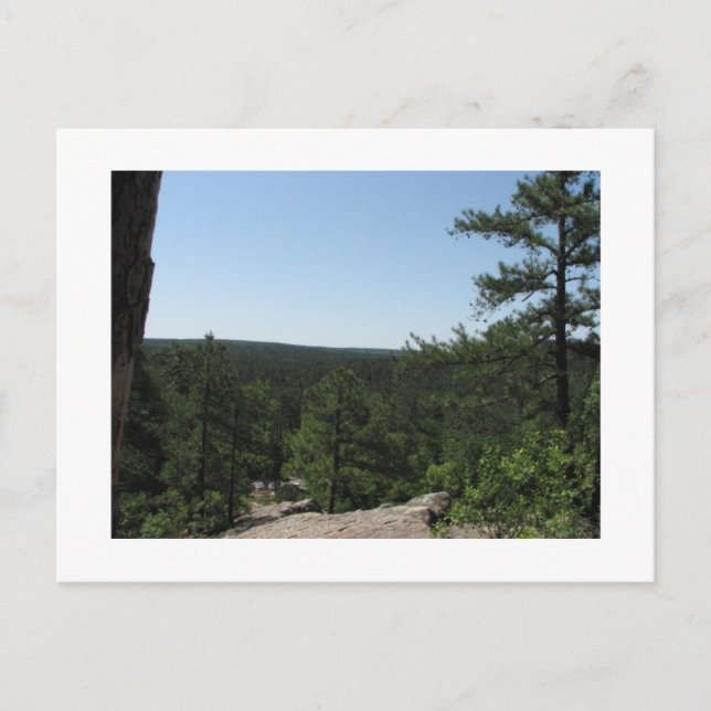 Cartão Postal Robbers Caves Oklahoma (Frente)