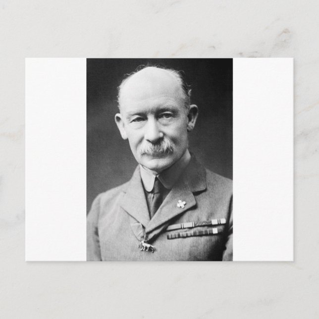 Cartão Postal Robert Baden-Powell (Frente)