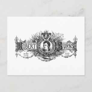 Cartão Postal Robert Burns - Poeta e lirista escocês, Escócia