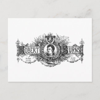 Cartão Postal Robert Burns - Poeta e lirista escocês, Escócia