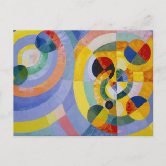 Cartão Postal Robert Delaulay - Formas Circulares