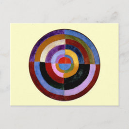 Cartão Postal Robert Delaunay abstrato art