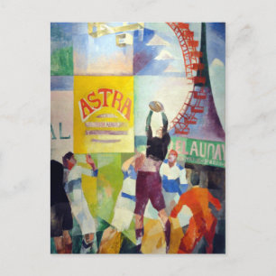 Cartão Postal Robert Delaunay Equipe De Cardiff