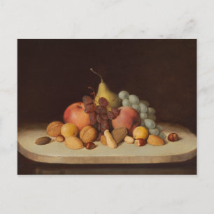 Cartão Postal Robert Scott Duncanson - A Vida Estática com Frut