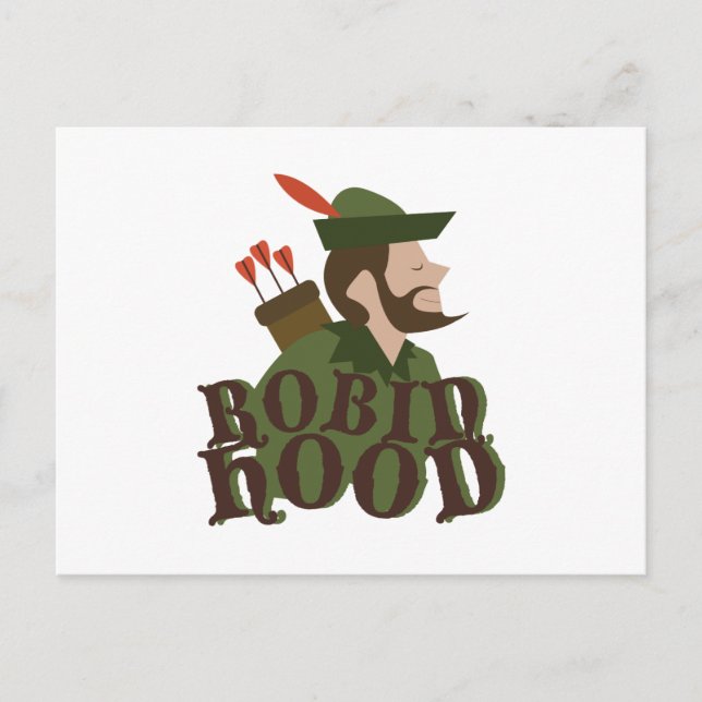 Cartão Postal Robin Hood (Frente)