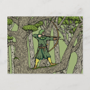 Cartão Postal Robin Hood