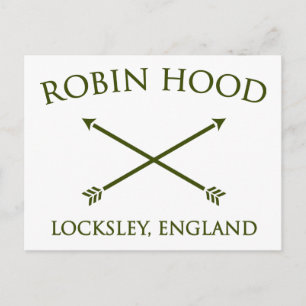 Cartão Postal robin hood locksley