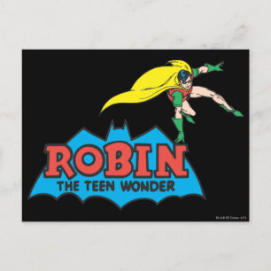 Cartão Postal Robin The Teen Wonder