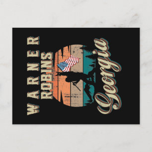 Cartão Postal Robins Warner Georgia