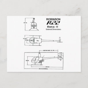 Cartão Postal Robinson R-22