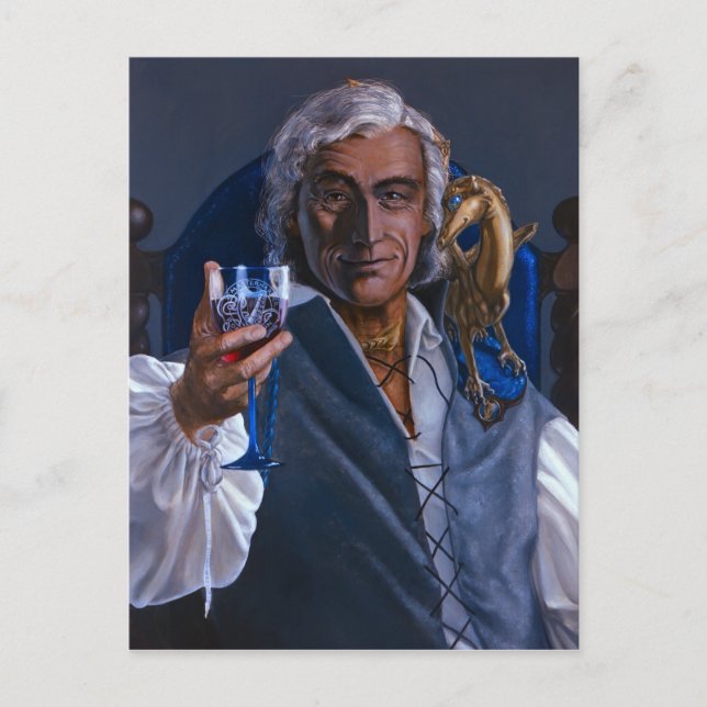 Cartão Postal Robinton, Mestre da Pern - Placa (Frente)