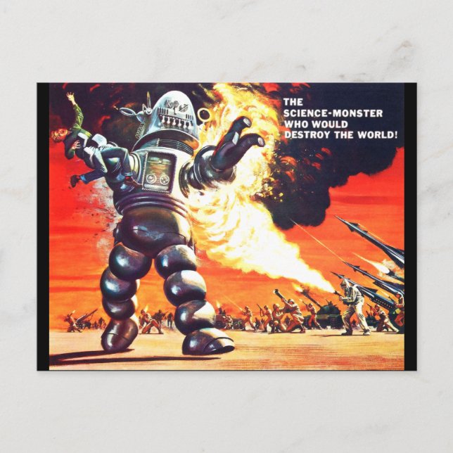 Cartão Postal Robô (Frente)