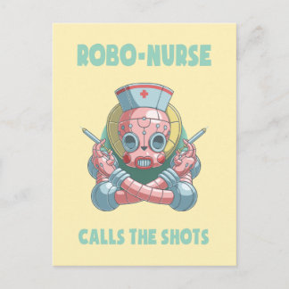 Cartão Postal Robo-Nurse