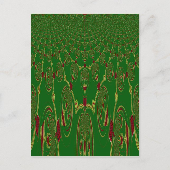 Cartão Postal Robôs Verdes (Frente)