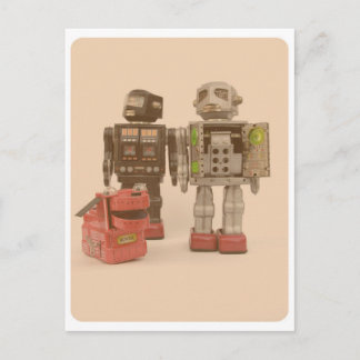 Cartão Postal Robot Suburbia