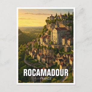 Cartão Postal Rocamadour France Viagem