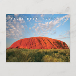 Cartão Postal rocha dos ayers na austrália