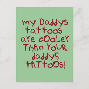 Cartão Postal Rocha dos tatuagens de Daddys