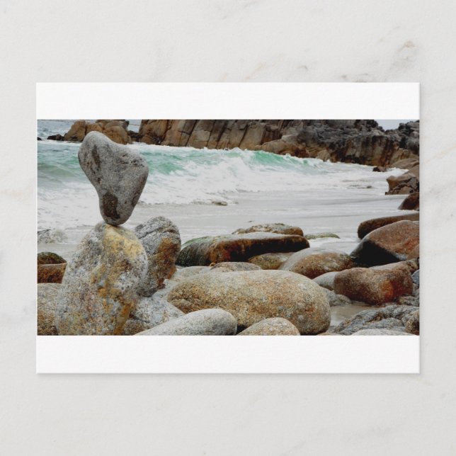 Cartão Postal Rocha litoral de dança (Frente)