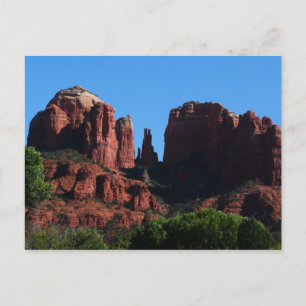 Cartão Postal Rochas da Catedral em Sedona Arizona Monumento