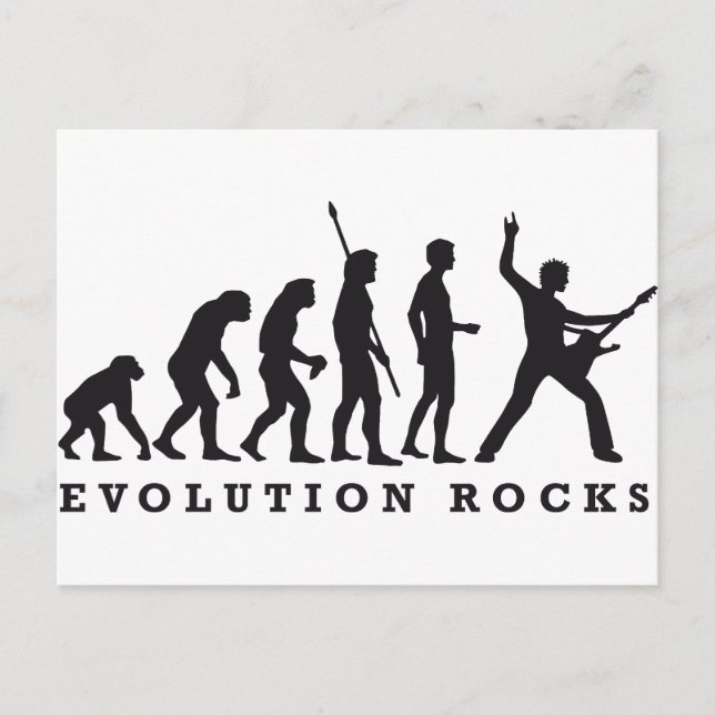 Cartão Postal rochas da evolução (Frente)