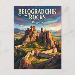 Cartão Postal Rochas de Belogradchik Bulgária