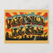 Rochas de pedestal Arkansas Arenito Hoodoos Arte