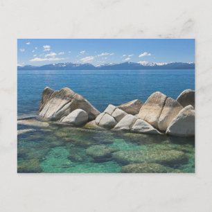 Cartão Postal Rochas do leste da costa, Lake Tahoe…
