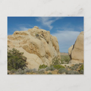 Cartão Postal Rochas grandes no Parque Nacional Joshua Tree