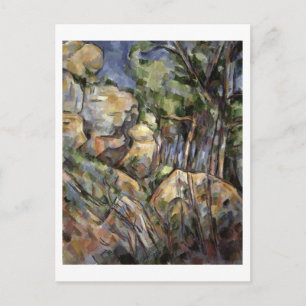 Cartão Postal Rochas perto das Cavernas abaixo do Chateau Noir, 