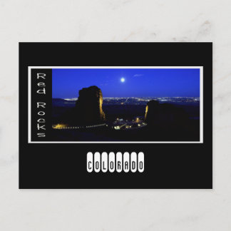 Cartão Postal rochas vermelhas, COLORADO