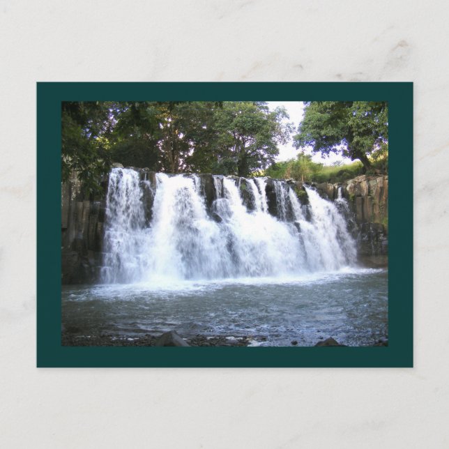 Cartão Postal Rochester Falls Maurícia (Frente)