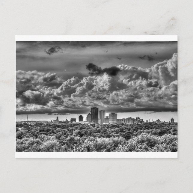 Cartão Postal Rochester NY Skyline (Frente)