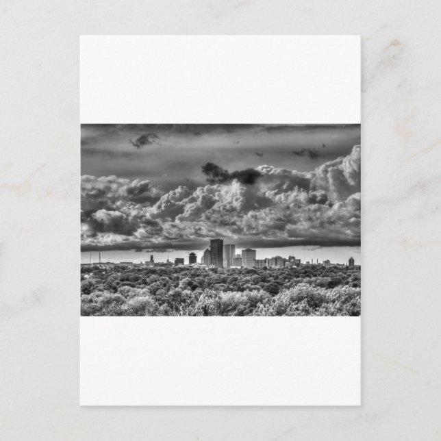 Cartão Postal Rochester NY Skyline (Frente)