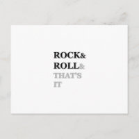 Rock and Roll E é isso